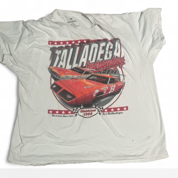 Fanatics White Talladega Racing Tee - Picture 1 of 1